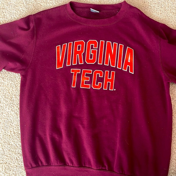 Virginia Tech crewneck sweater MV SPORT - Picture 3 of 3